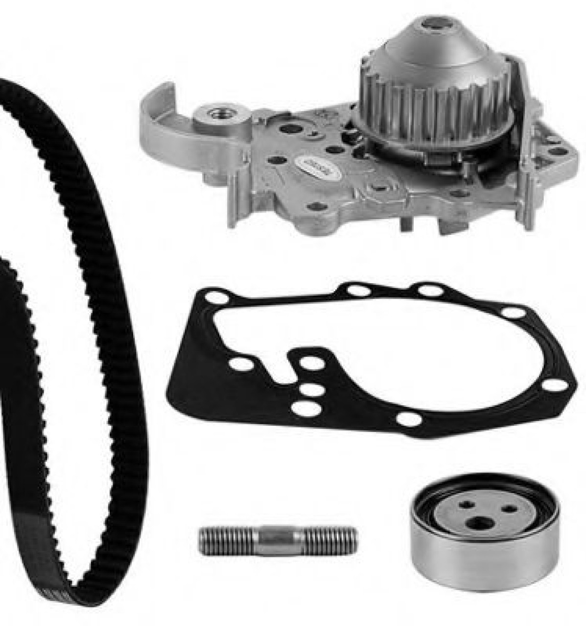 Set pompa apa + curea dintata RENAULT CLIO II (BB0/1/2, CB0/1/2) (1998 - 2005) GRAF KP1035-2 piesa NOUA