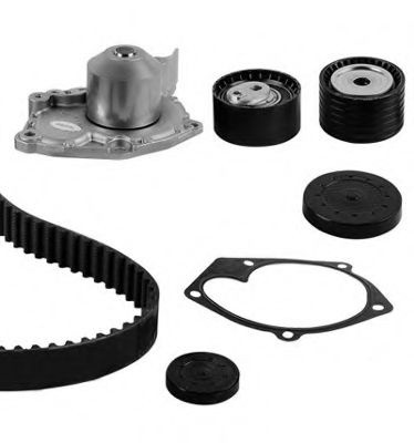 Set pompa apa + curea dintata RENAULT MEGANE II Grandtour (KM0/1) (2003 - 2012) GRAF KP822-3 piesa NOUA