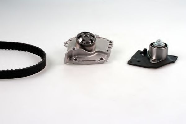 Set pompa apa + curea dintata RENAULT MEGANE II Limuzina (LM0/1) (2003 - 2016) HEPU PK09570S piesa NOUA