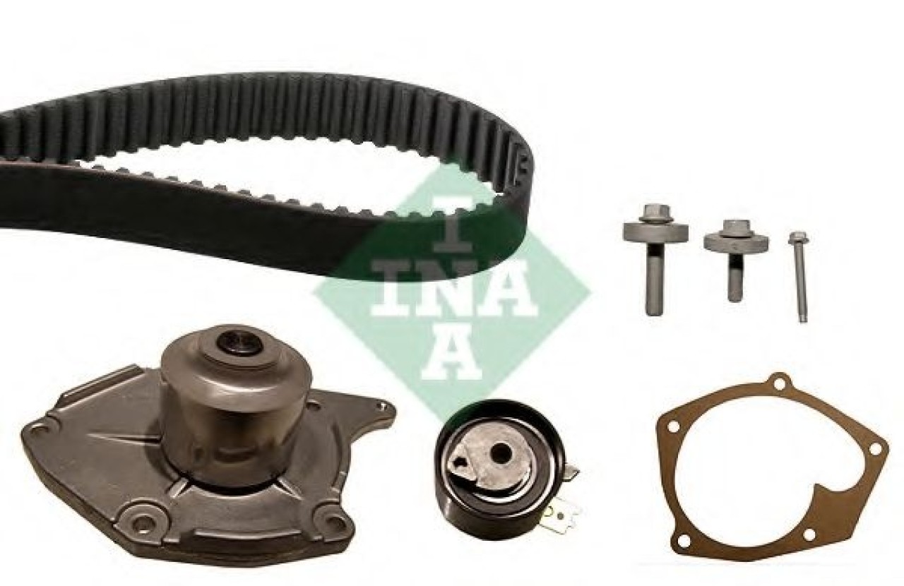 Set pompa apa + curea dintata RENAULT MEGANE III Cupe (DZ0/1) (2008 - 2016) INA 530 0197 31 piesa NOUA