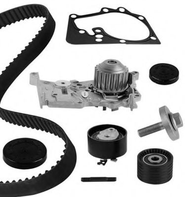Set pompa apa + curea dintata RENAULT SCENIC II (JM0/1) (2003 - 2009) GRAF KP724-2 piesa NOUA