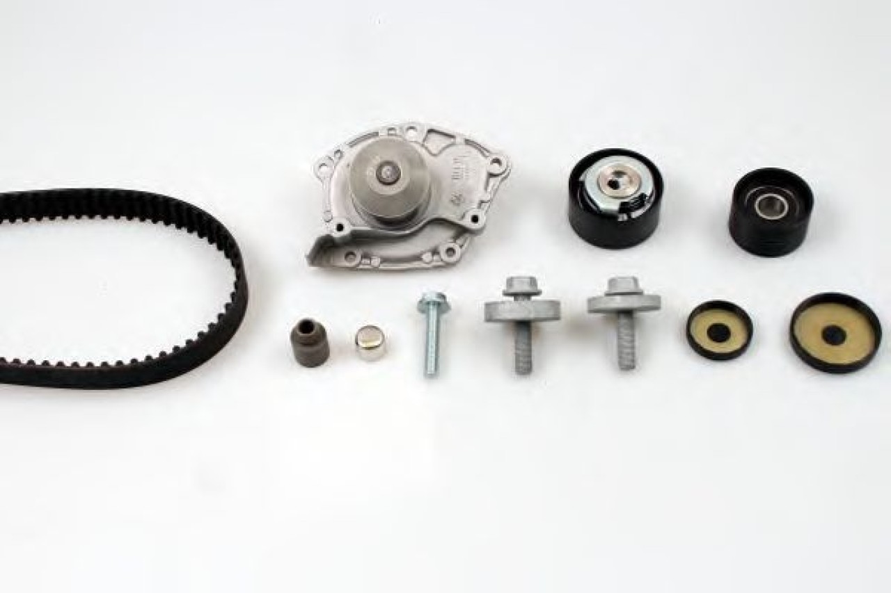 Set pompa apa + curea dintata RENAULT SCENIC II (JM0/1) (2003 - 2009) HEPU PK09550 piesa NOUA