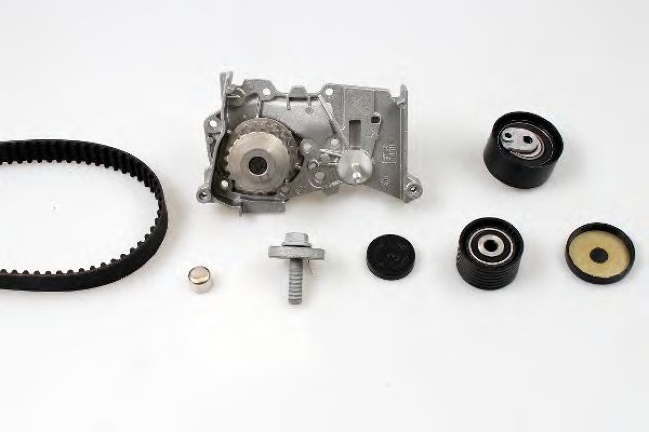 Set pompa apa + curea dintata RENAULT SYMBOL II (LU1/2) (2008 - 2013) HEPU PK08420 piesa NOUA