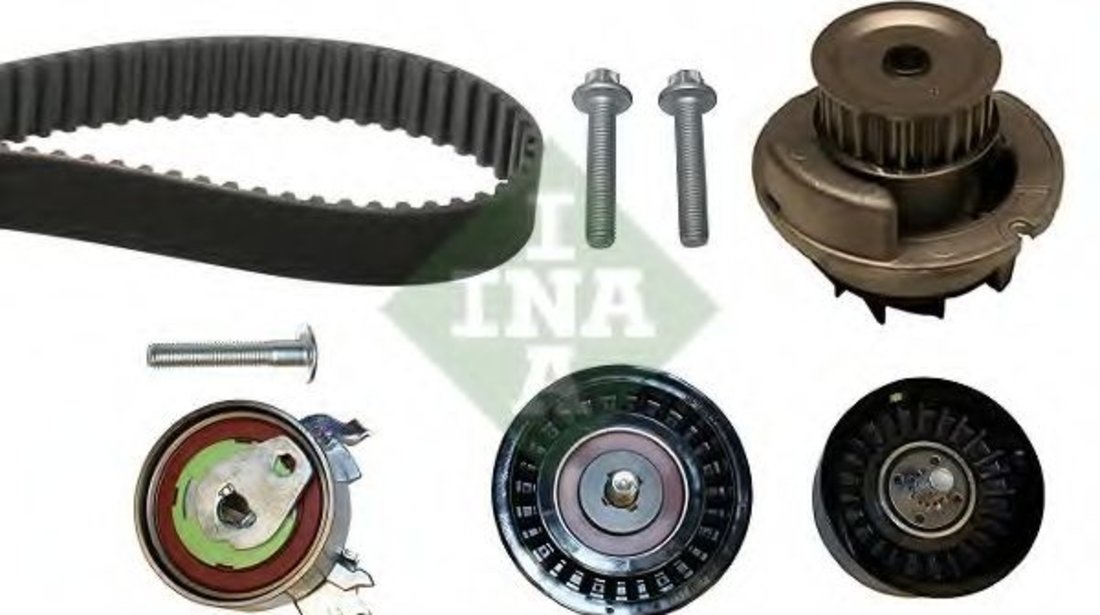 Set pompa apa + curea dintata SAAB 9-3 (YS3F) (2002 - 2016) INA 530 0441 31 piesa NOUA