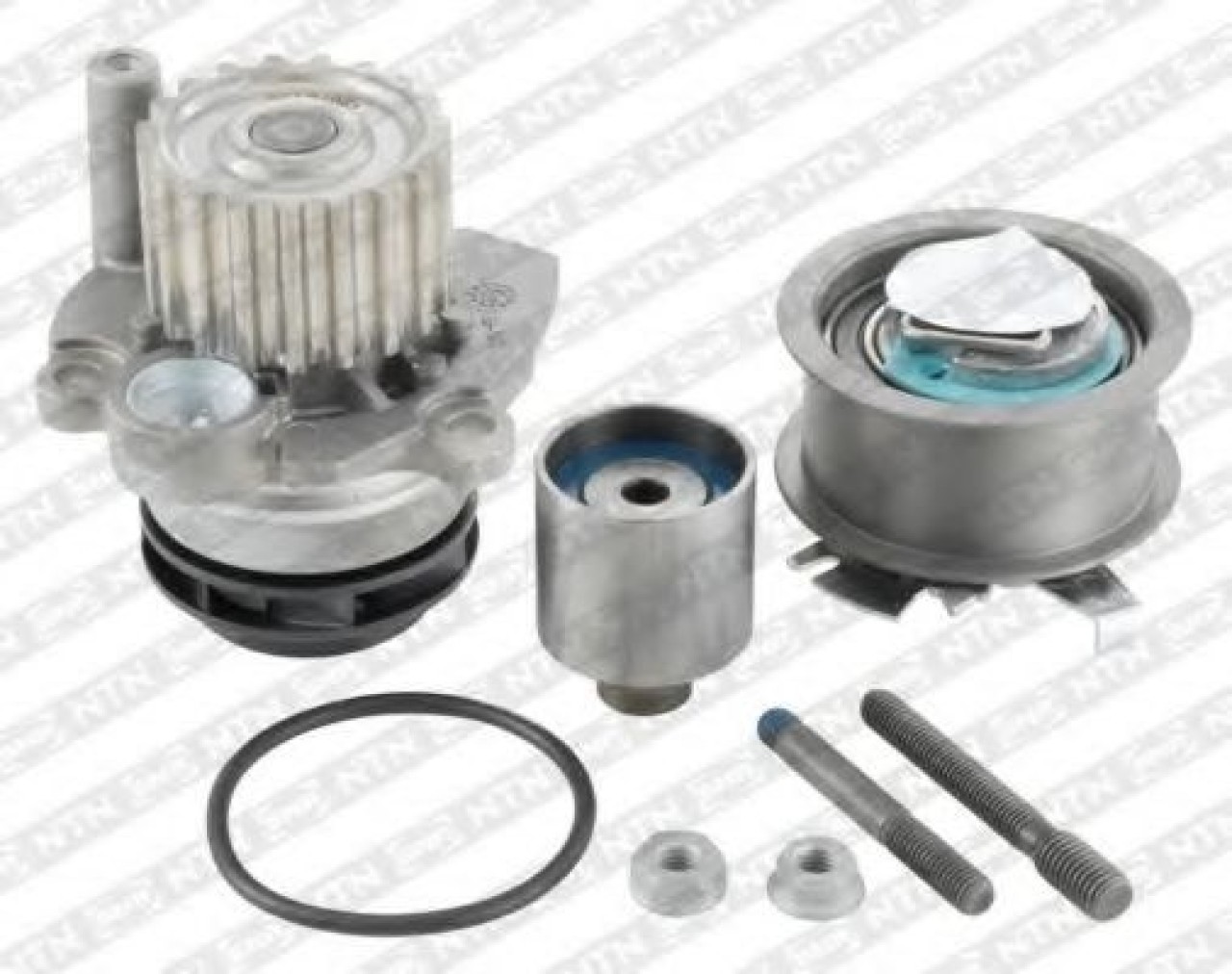 Set pompa apa + curea dintata SEAT ALTEA XL (5P5, 5P8) (2006 - 2016) SNR KDP457.490 piesa NOUA
