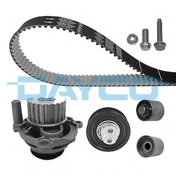 Set pompa apa + curea dintata SEAT ALTEA XL (5P5, 5P8) (2006 - 2016) DAYCO KTBWP6140 piesa NOUA