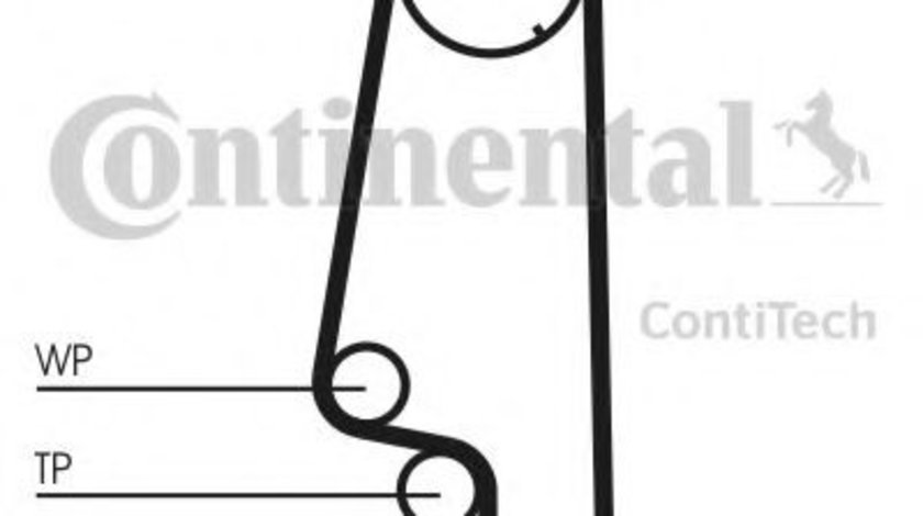 Set pompa apa + curea dintata SEAT CORDOBA (6L2) (2002 - 2009) CONTITECH CT846WP2 - produs NOU