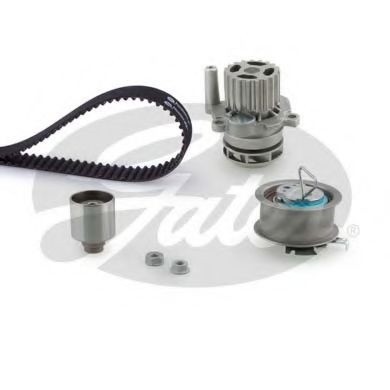 Set pompa apa + curea dintata SEAT IBIZA IV (6L1) (2002 - 2009) GATES KP55569XS-4 piesa NOUA