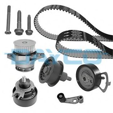 Set pompa apa + curea dintata SEAT LEON (1M1) (1999 - 2006) DAYCO KTBWP3471 piesa NOUA