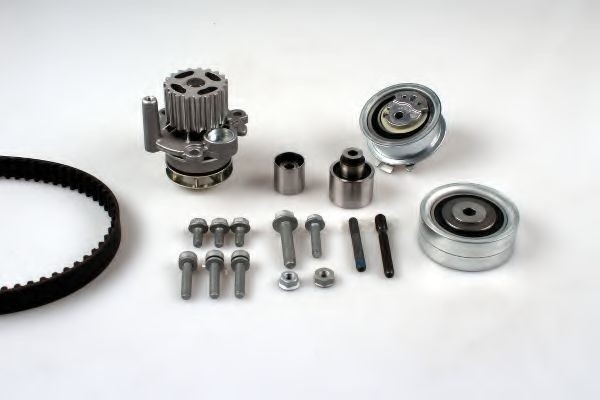 Set pompa apa + curea dintata SEAT LEON (1P1) (2005 - 2012) HEPU PK06545 piesa NOUA