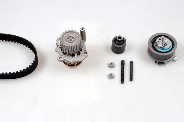 Set pompa apa + curea dintata SKODA FABIA I Combi (6Y5) (2000 - 2007) HEPU PK05540 piesa NOUA