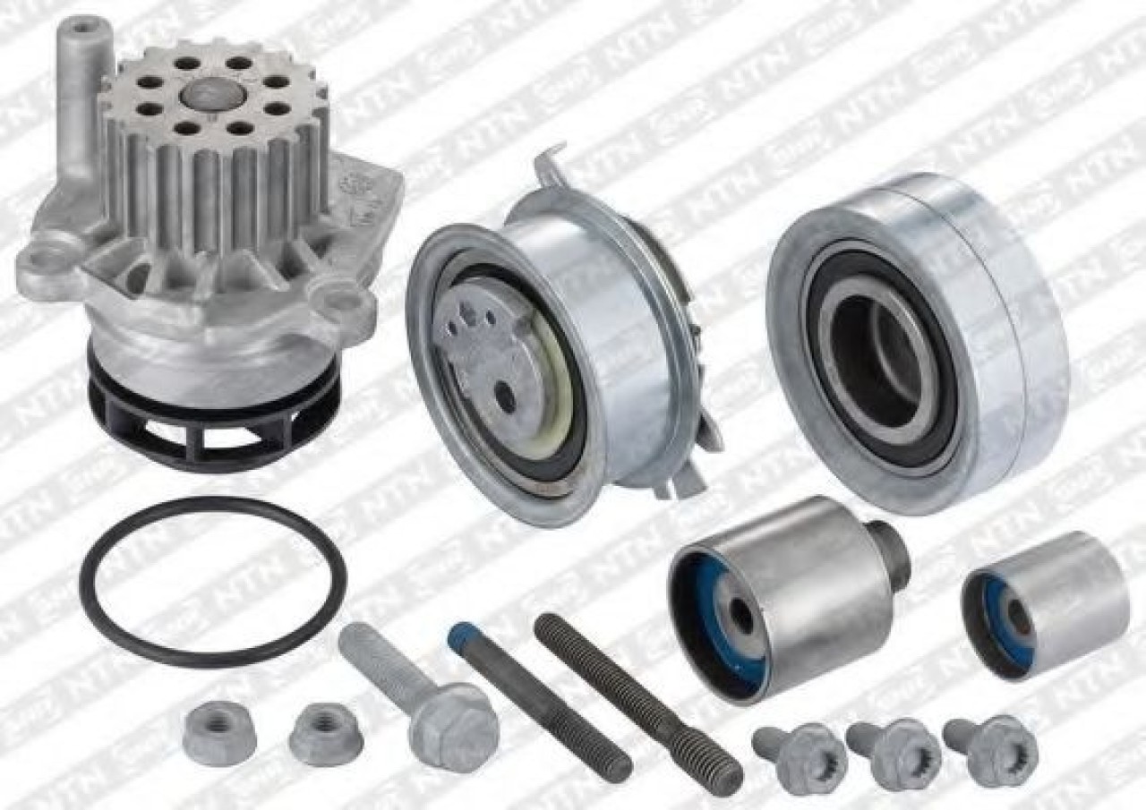 Set pompa apa + curea dintata SKODA SUPERB II (3T4) (2008 - 2015) SNR KDP457.730 piesa NOUA