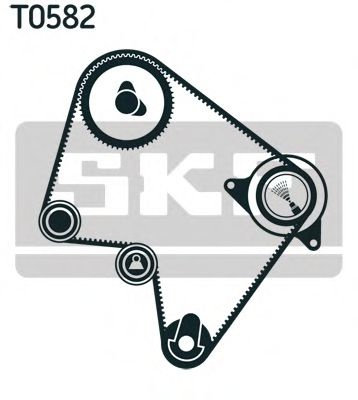 Set pompa apa + curea dintata SUZUKI VITARA (ET, TA) (1988 - 1998) SKF VKMC 96010 piesa NOUA