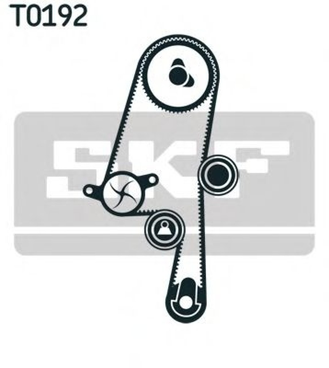 Set pompa apa + curea dintata VOLVO XC60 (2008 - 2016) SKF VKMC 06220 piesa NOUA