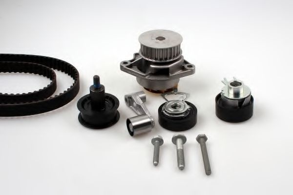 Set pompa apa + curea dintata VW BORA (1J2) (1998 - 2005) HEPU PK05571 piesa NOUA