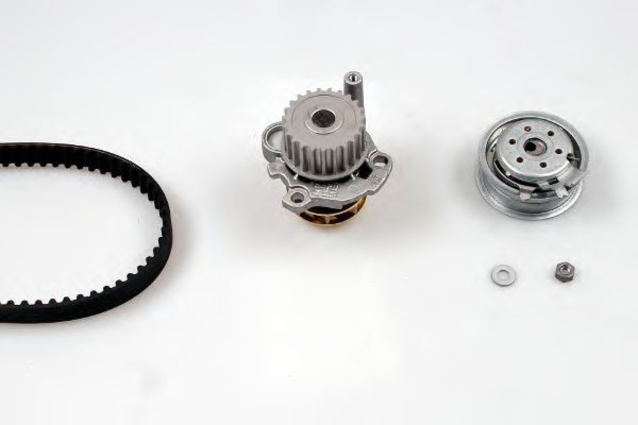 Set pompa apa + curea dintata VW BORA (1J2) (1998 - 2005) HEPU PK05470 piesa NOUA