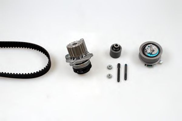 Set pompa apa + curea dintata VW BORA (1J2) (1998 - 2005) HEPU PK05510 piesa NOUA