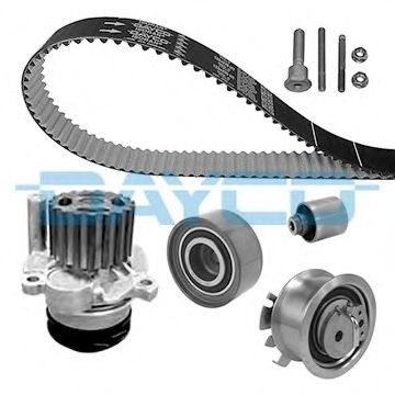 Set pompa apa + curea dintata VW GOLF V (1K1) (2003 - 2009) DAYCO KTBWP4860 piesa NOUA