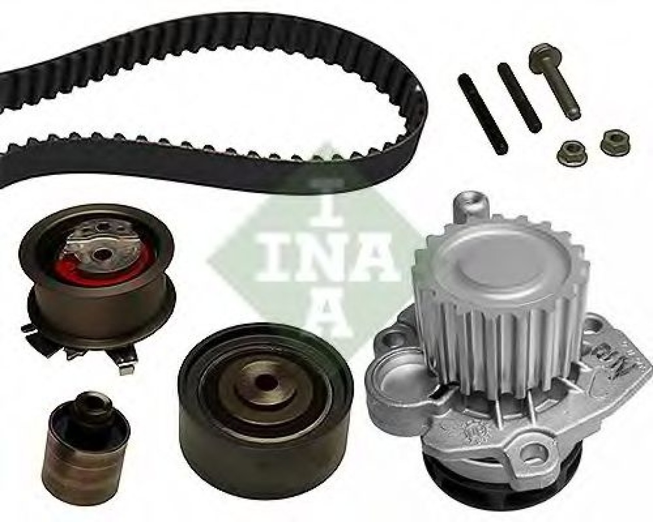 Set pompa apa + curea dintata VW GOLF V (1K1) (2003 - 2009) INA 530 0405 30 piesa NOUA