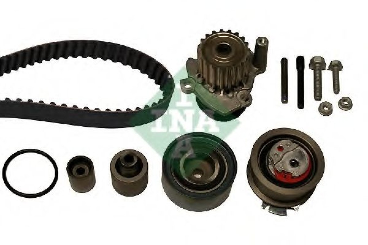 Set pompa apa + curea dintata VW GOLF V (1K1) (2003 - 2009) INA 530 0503 30 piesa NOUA