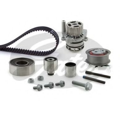 Set pompa apa + curea dintata VW PASSAT CC (357) (2008 - 2012) GATES KP25649XS-1 piesa NOUA