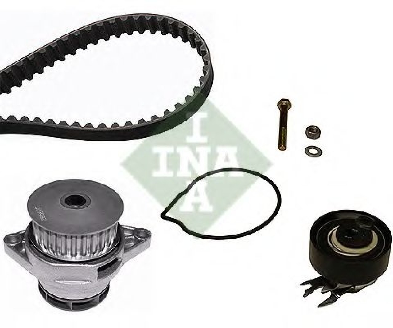Set pompa apa + curea dintata VW POLO (6N1) (1994 - 1999) INA 530 0166 30 piesa NOUA