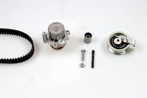 Set pompa apa + curea dintata VW POLO (6N2) (1999 - 2001) HEPU PK05541 piesa NOUA