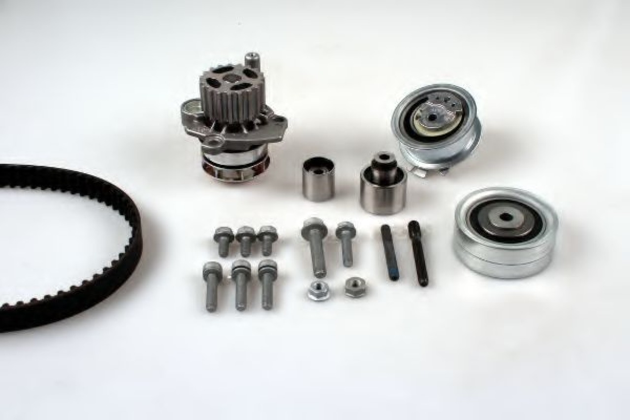 Set pompa apa + curea dintata VW TIGUAN (5N) (2007 - 2016) HEPU PK06621 piesa NOUA