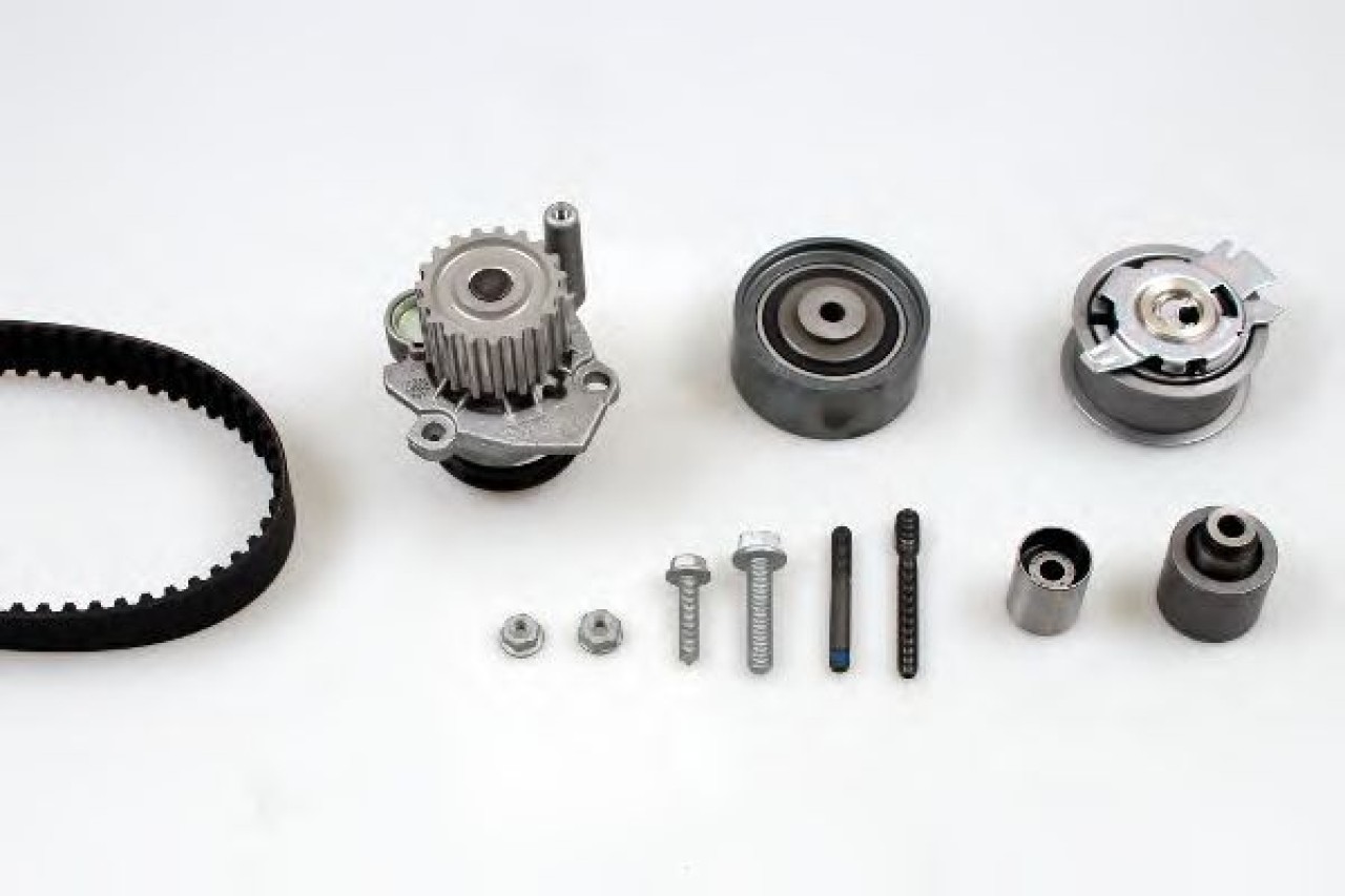 Set pompa apa + curea dintata VW TIGUAN (5N) (2007 - 2016) HEPU PK05691 piesa NOUA