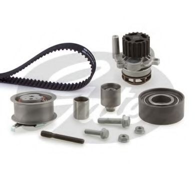 Set pompa apa + curea dintata VW TIGUAN (5N) (2007 - 2016) GATES KP15648XS-1 piesa NOUA