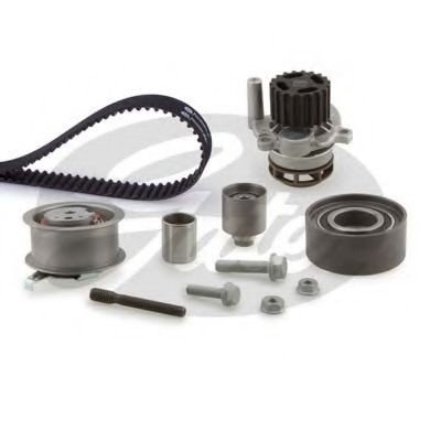 Set pompa apa + curea dintata VW TIGUAN (5N) (2007 - 2016) GATES KP15648XS-1 piesa NOUA