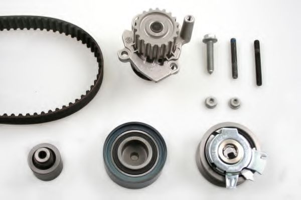 Set pompa apa + curea dintata VW TOURAN (1T1, 1T2) (2003 - 2010) HEPU PK05511 piesa NOUA