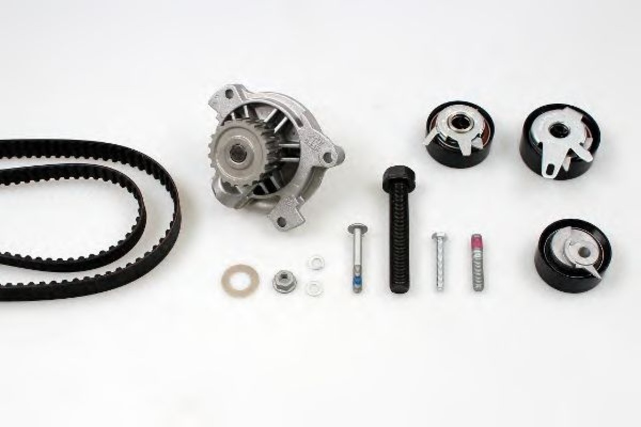 Set pompa apa + curea dintata VW TRANSPORTER IV bus (70XB, 70XC, 7DB, 7DW, 7DK) (1990 - 2003) HEPU PK05360 piesa NOUA