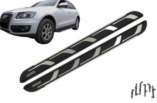 Set Praguri Trepte Laterale Off-Road Compatibil Cu Audi Q5 8R 2008-2016 RBA02B
