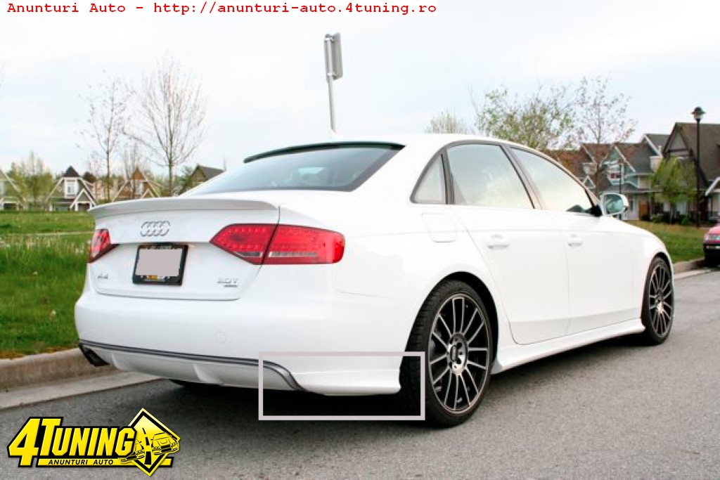 Set prelungire bara spate S Line Audi A4 B8 2008- Sedan S line