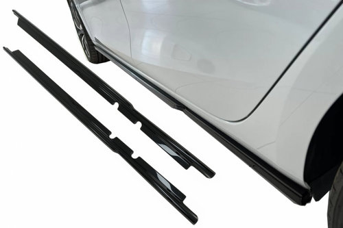 Set Prelungiri Extensii Praguri Laterale Compatibil Cu Seat Leon 4 2020→ Negru Lucios SSSTLEMK4