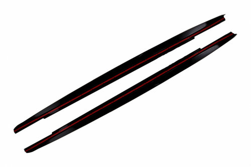 Set Prelungiri Extensii Praguri Laterale Compatibil Cu Bmw Seria 5 G30 G31 2017→ M Design Negru Lu...