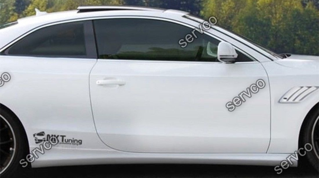 Set prelungiri laterale praguri Audi A5 Coupe Votex S5 Sline 2009-2012 v1