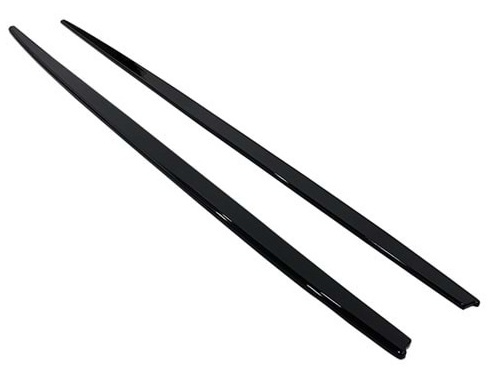 Set Prelungiri Ornament Praguri Laterale Tuning 205CM Negru Lucios PRG1009-205