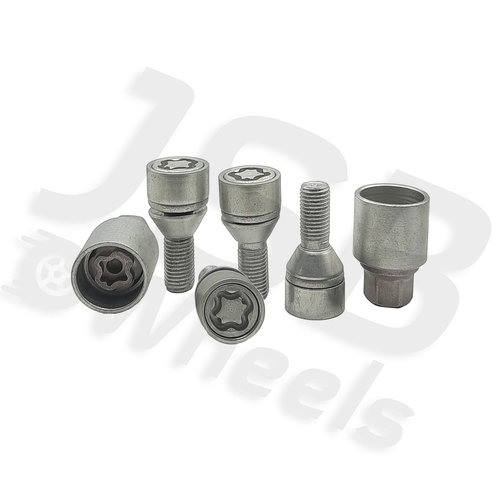 Set prezoane antifurt cu saiba Starlock 2 chei M12x1.5 pentru Renault