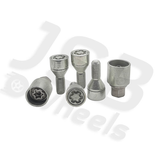 Set prezoane antifurt Starlock cu 2 chei M12x1.5, Dacia, Renault, Opel