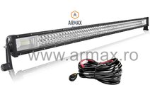 Set Proiector led bar drept Armax 132 cm 675w + ki...