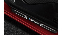 Set Protectie Praguri Sticker Carbon + Crom Bmw M ...