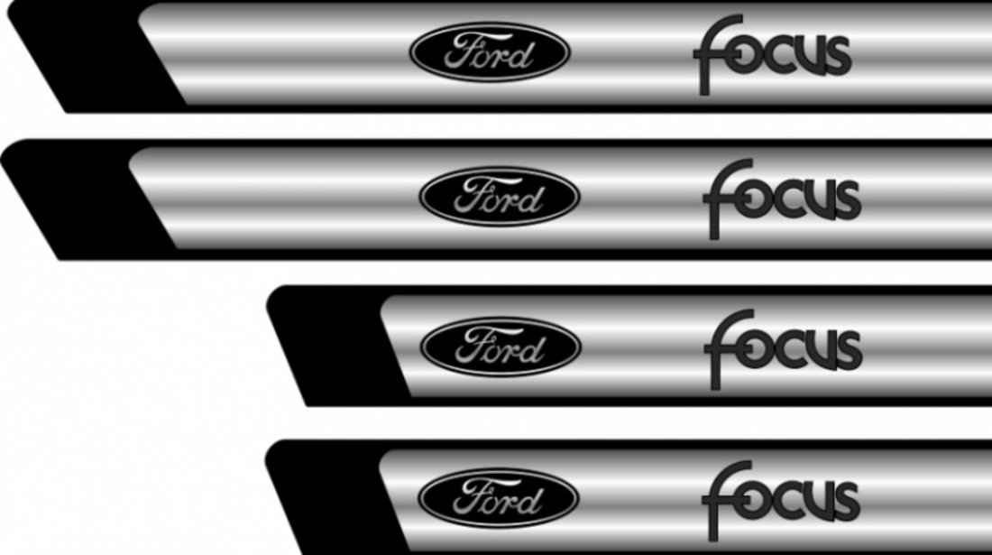 Set Protectie Praguri Sticker Crom Ford Focus