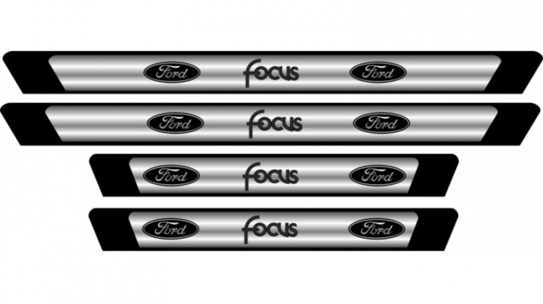 Set Protectie Praguri Sticker Crom Ford Focus