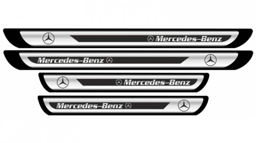 Set Protectie Praguri Sticker Crom Mercedes-Benz