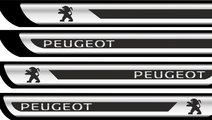 Set Protectie Praguri Sticker Crom Peugeot V2 PPC1...