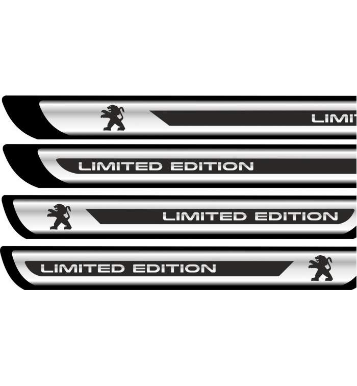 Set Protectie Praguri Sticker Crom Peugeot Limited Edition PPC117