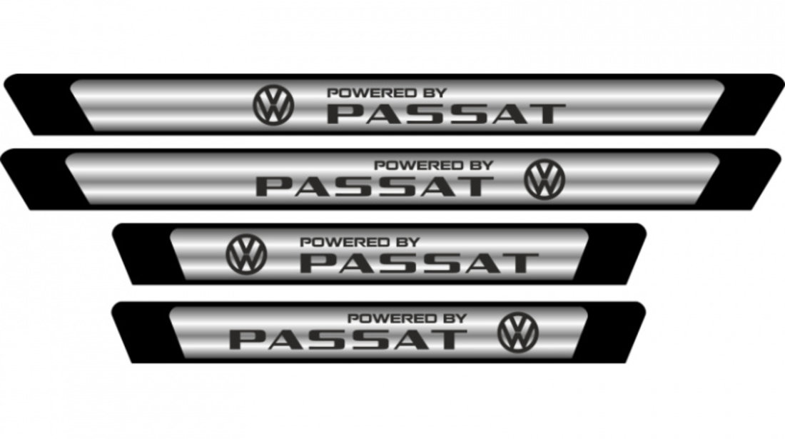 Set Protectie Praguri Sticker Crom Volkswagen Passat