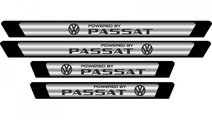 Set Protectie Praguri Sticker Crom Volkswagen Pass...